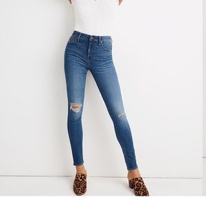 Madewell Curvy High Rise Skinny Crop Jeans Size 27